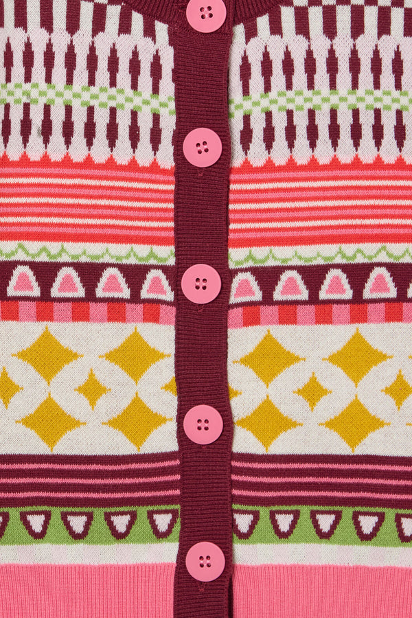 Gorman NZ - Abstract Kids Cardigan - multi