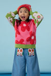 Gorman NZ - Spotty Floral Kids Knit Jumper - multi