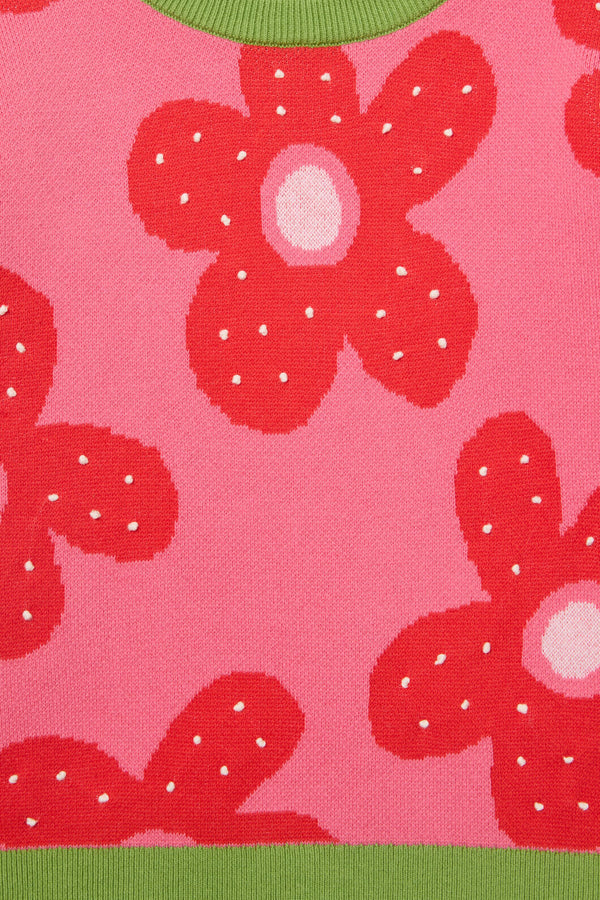 Gorman NZ - Spotty Floral Kids Knit Jumper - multi