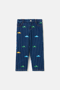 Gorman NZ - Cars Kids Pinstripe Pant - navy