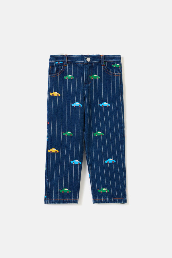 Gorman NZ - Cars Kids Pinstripe Pant - navy