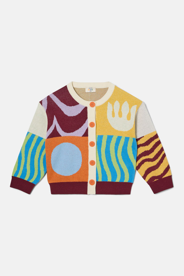 Gorman NZ - Bold Shapes Kids Cardigan - multi