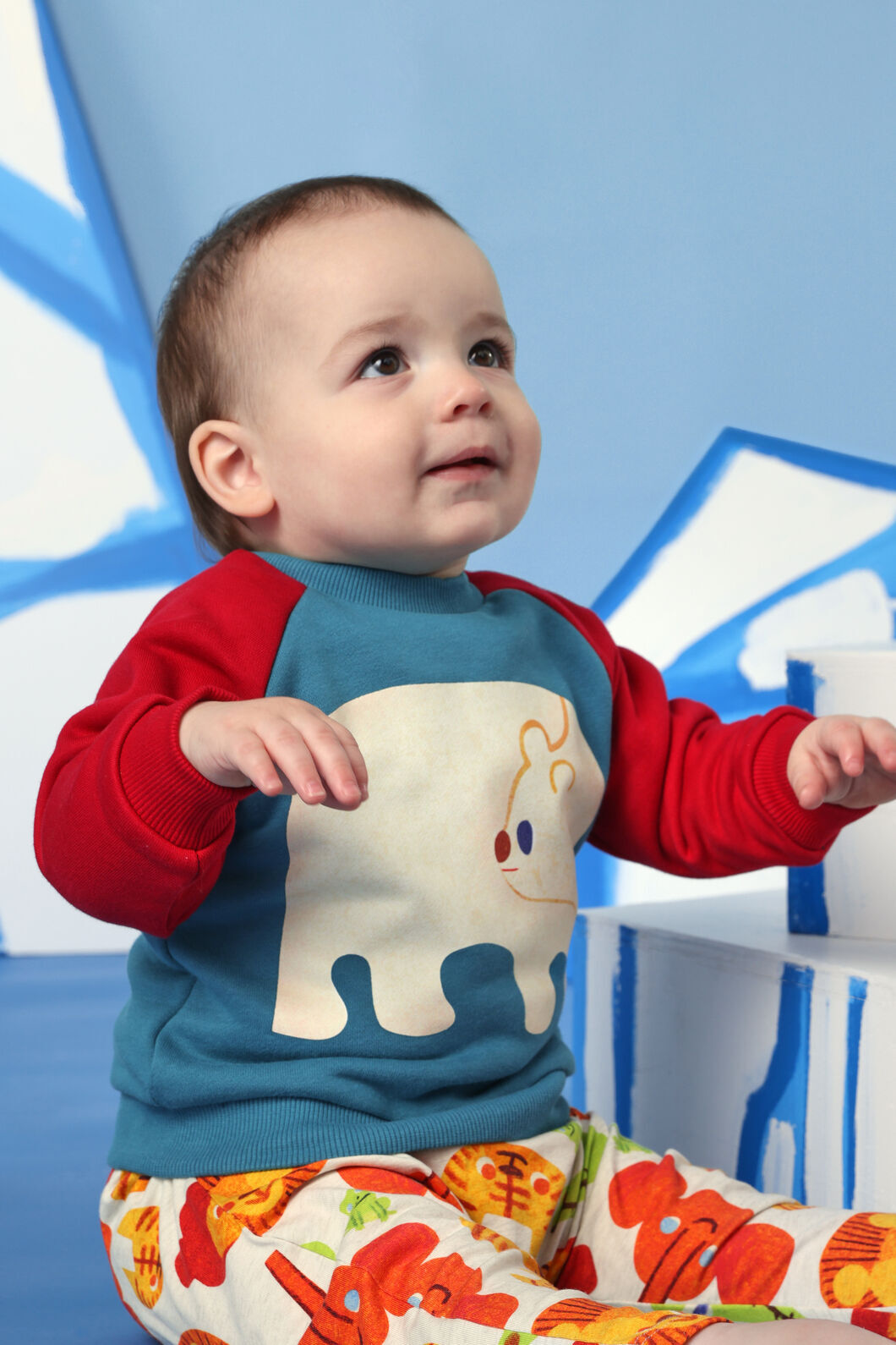 Gorman NZ - Polar Bear Baby Sweater - multi
