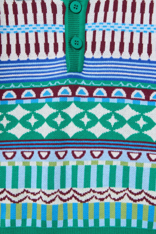 Gorman NZ - Abstract Kids Knit Jumper - blue