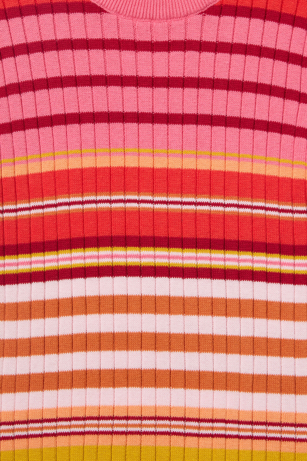 Gorman NZ - Retro Stripes Rib Knit Top - red