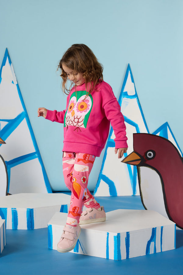 Gorman NZ - Funky Birds Kids Legging - pink