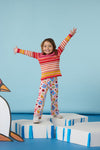 Gorman NZ - Spotty Floral Kids Legging - pink