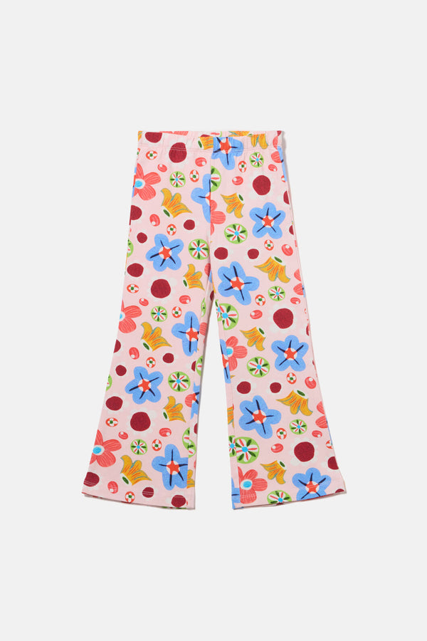 Gorman NZ - Spotty Floral Kids Legging - pink