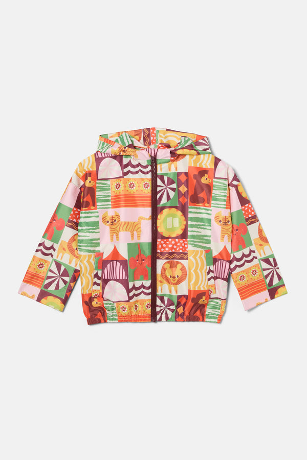 Gorman NZ - Abstract Circus Kids Raincoat - multi