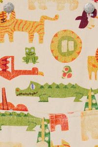 Gorman NZ - Animals Kids Overalls - oatmeal
