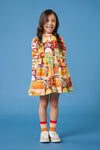 Gorman NZ - Abstract Circus Kids Dress - multi