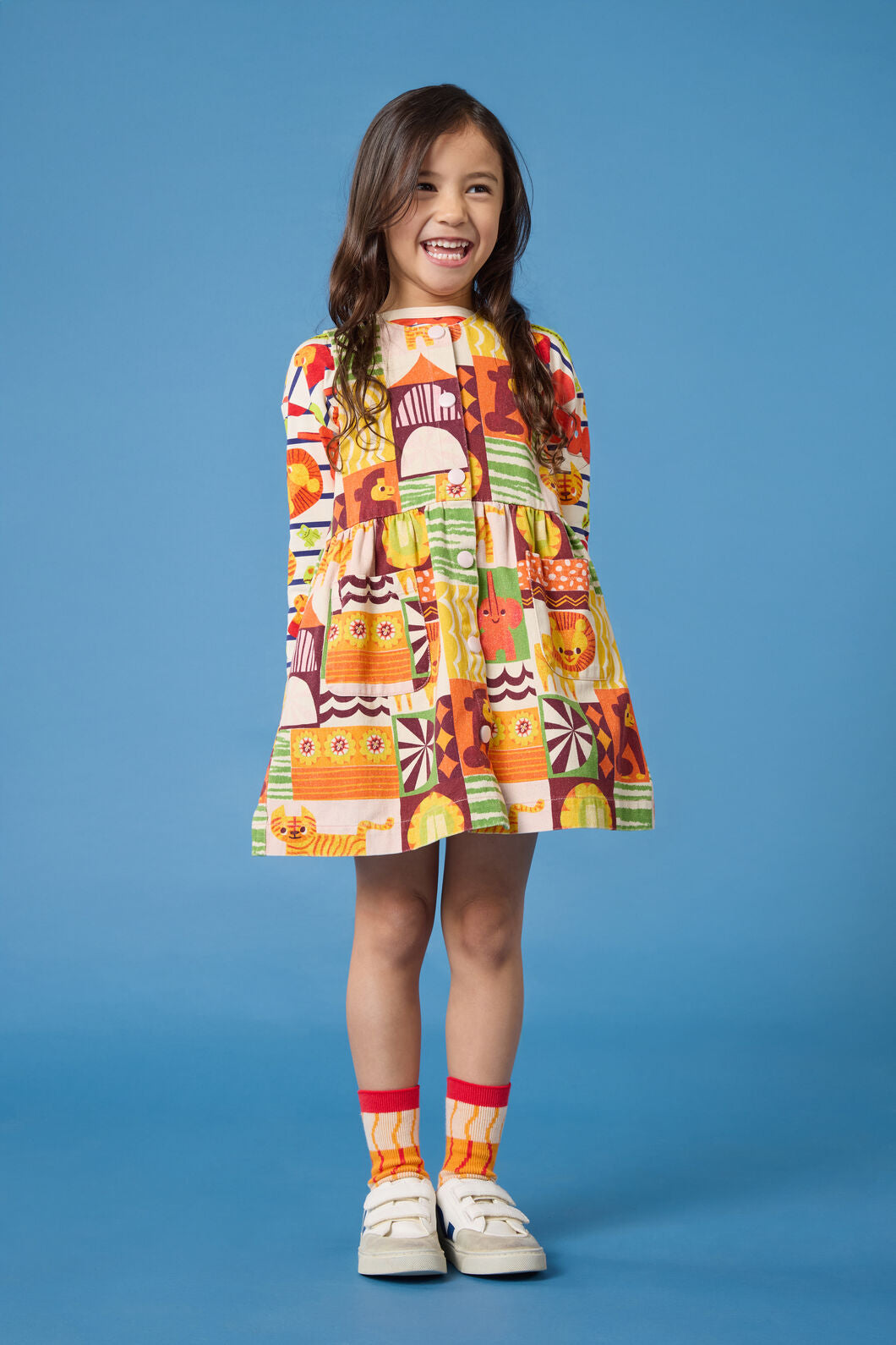 Gorman NZ - Abstract Circus Kids Dress - multi
