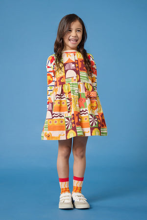 Gorman NZ - Abstract Circus Kids Dress - multi