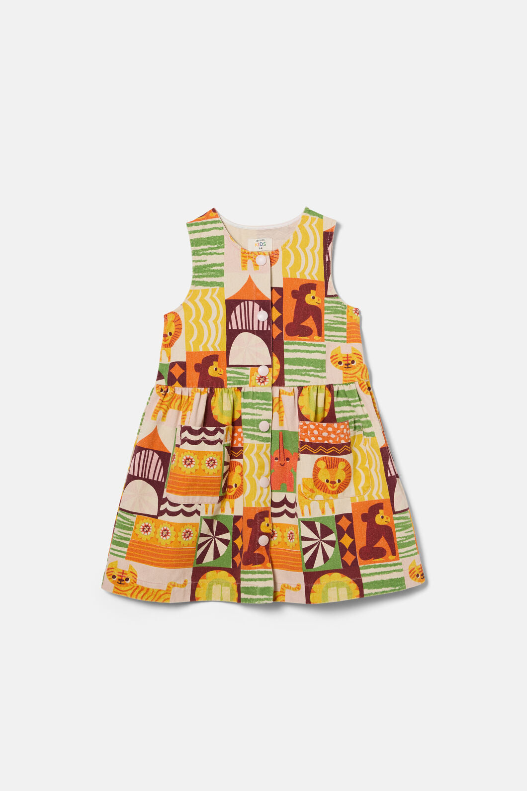 Gorman NZ - Abstract Circus Kids Dress - multi
