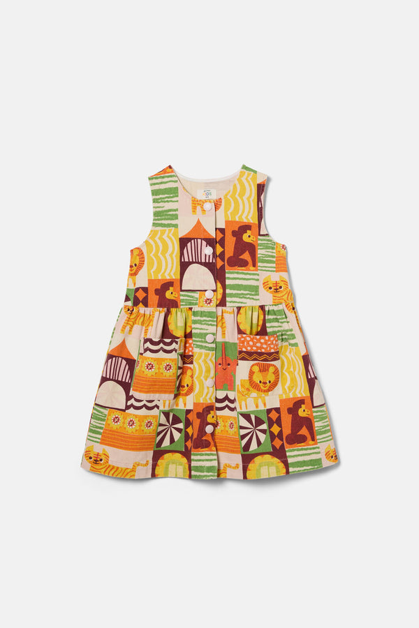 Gorman NZ - Abstract Circus Kids Dress - multi