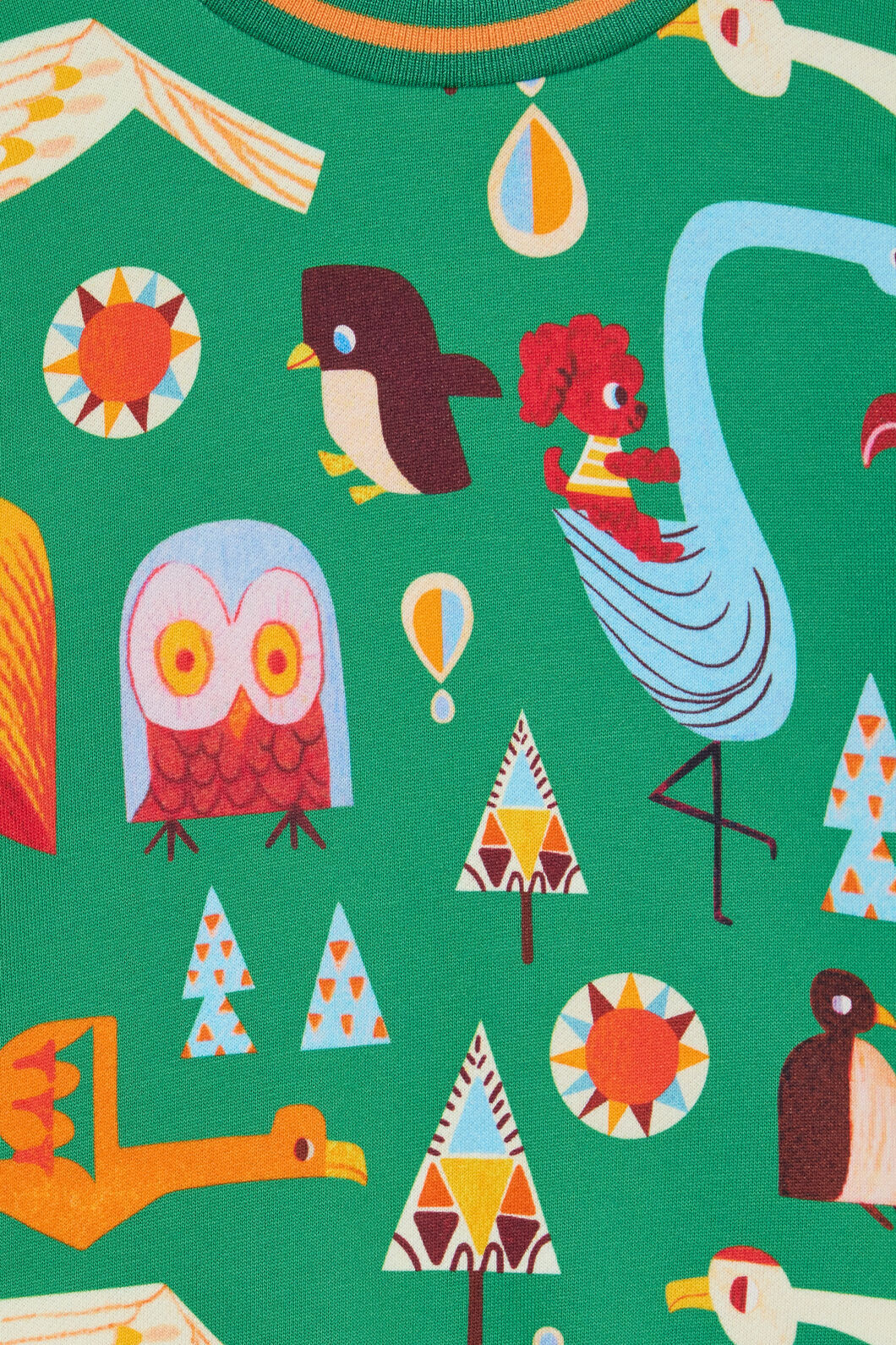 Gorman NZ - Funky Birds Kids Sweater - green