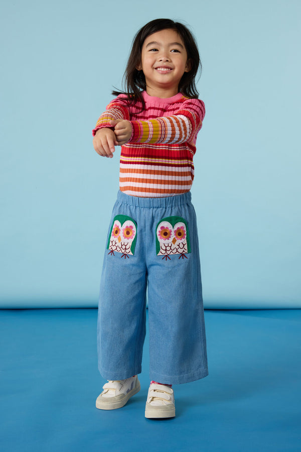 Gorman NZ - Owl Pocket Denim Kids Pant - denim
