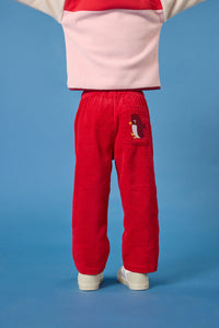 Gorman NZ - Penguin Cord Kids Pant - red