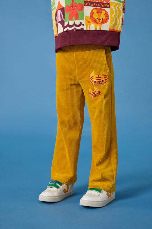 Gorman NZ - Jumbo Rib Kids Wide LegTrouser - yellow