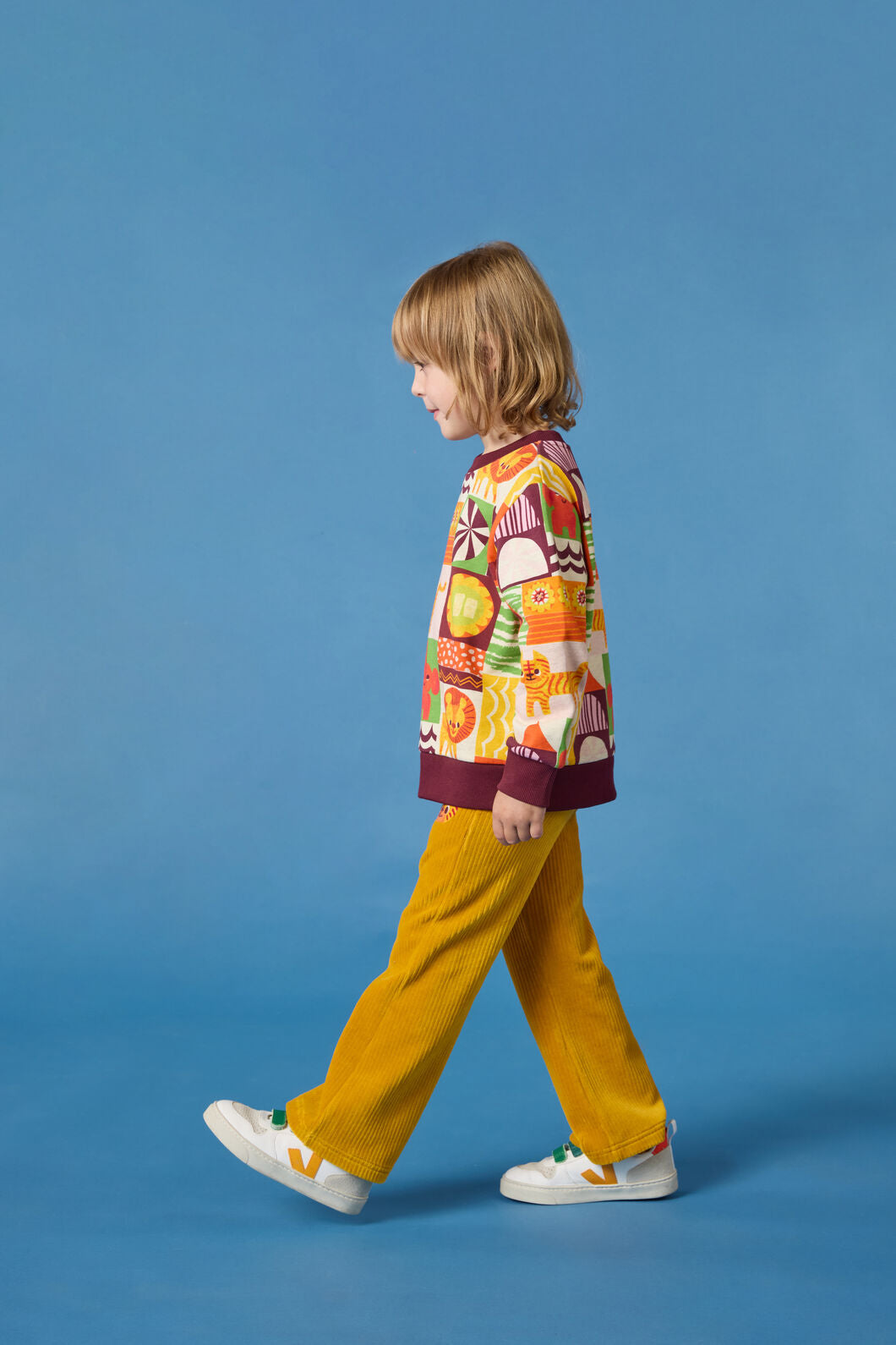 Gorman NZ - Jumbo Rib Kids Wide LegTrouser - yellow