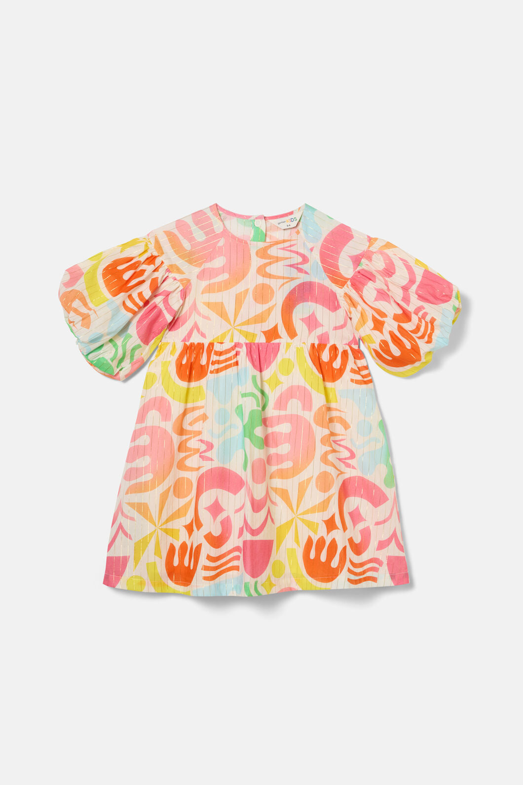 Gorman NZ - Playful Shapes Kids Dress - cream