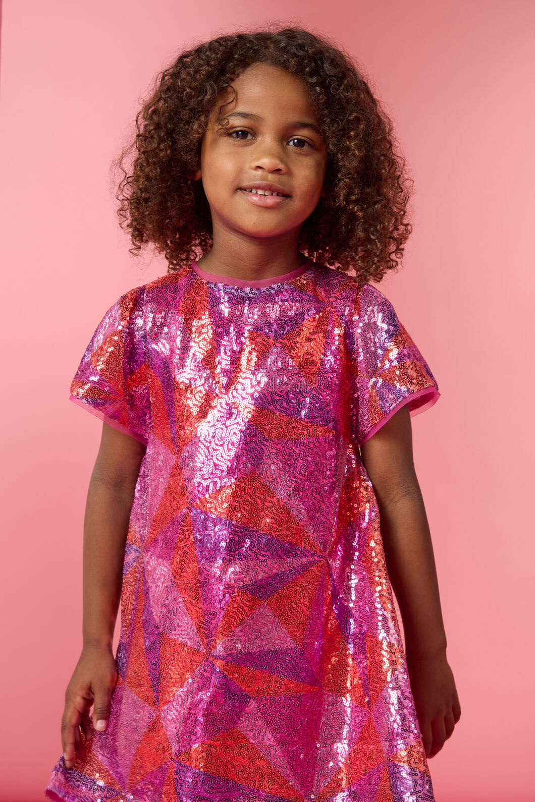 Gorman NZ - Circus Kids Sequins Dress - pink