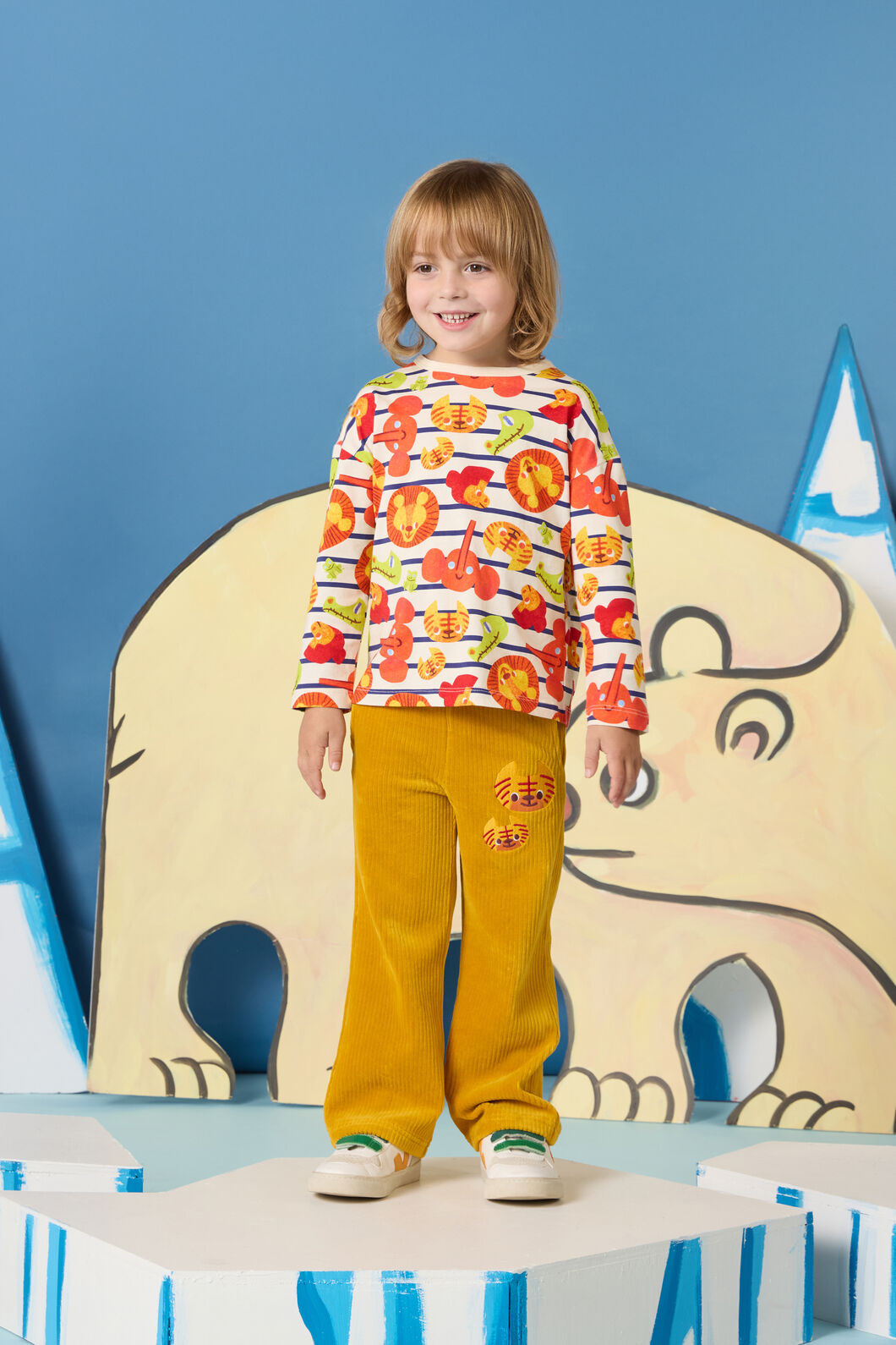 Gorman NZ - Animal Heads Kids T-Shirt - multi