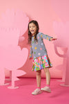 Gorman NZ - Spotty FloralStripeKidsT-Shirt - multi