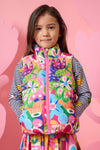 Gorman NZ - Bold Floral Kids Puffer Vest - multi