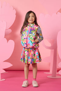 Gorman NZ - Bold Floral Kids Puffer Vest - multi