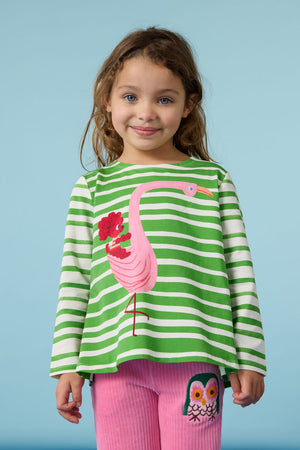 Gorman NZ - Funky Birds Kids Stripe Top - multi