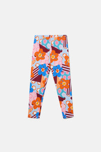 Gorman NZ - Cut Out Flower Kids Legging - multi