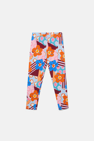 Gorman NZ - Cut Out Flower Kids Legging - multi