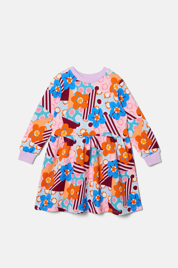 Gorman NZ - Cut Out Flower Kids Dress - multi
