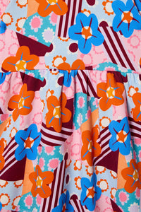Gorman NZ - Cut Out Flower Kids Dress - multi