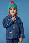Gorman NZ - Cars Kids Pinstripe Jacket - navy