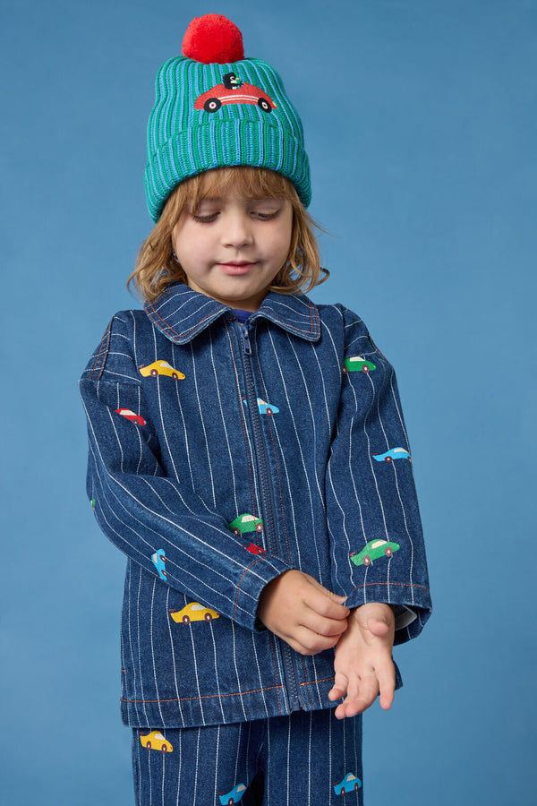 Gorman NZ - Cars Kids Pinstripe Jacket - navy