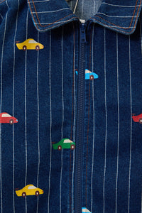 Gorman NZ - Cars Kids Pinstripe Jacket - navy