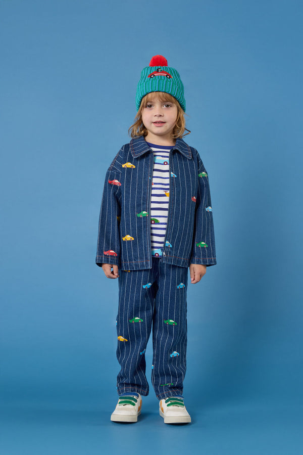 Gorman NZ - Cars Kids Pinstripe Jacket - navy