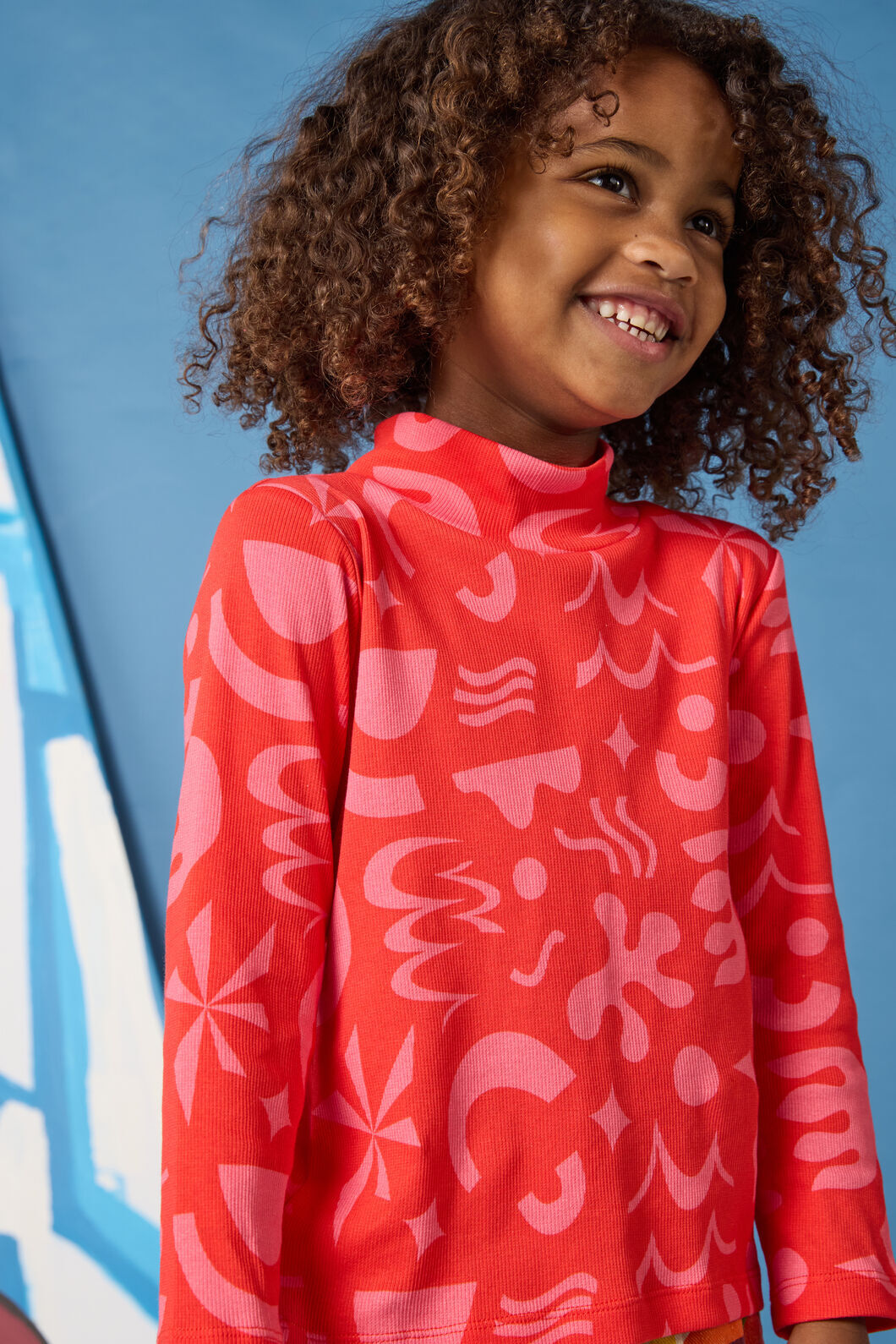Gorman NZ - Playful Shapes Kids Skivvy Top - red