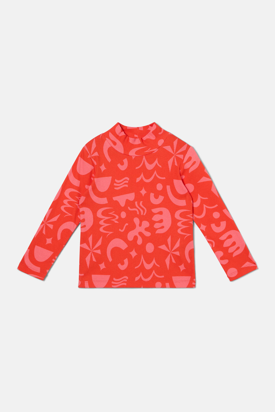 Gorman NZ - Playful Shapes Kids Skivvy Top - red