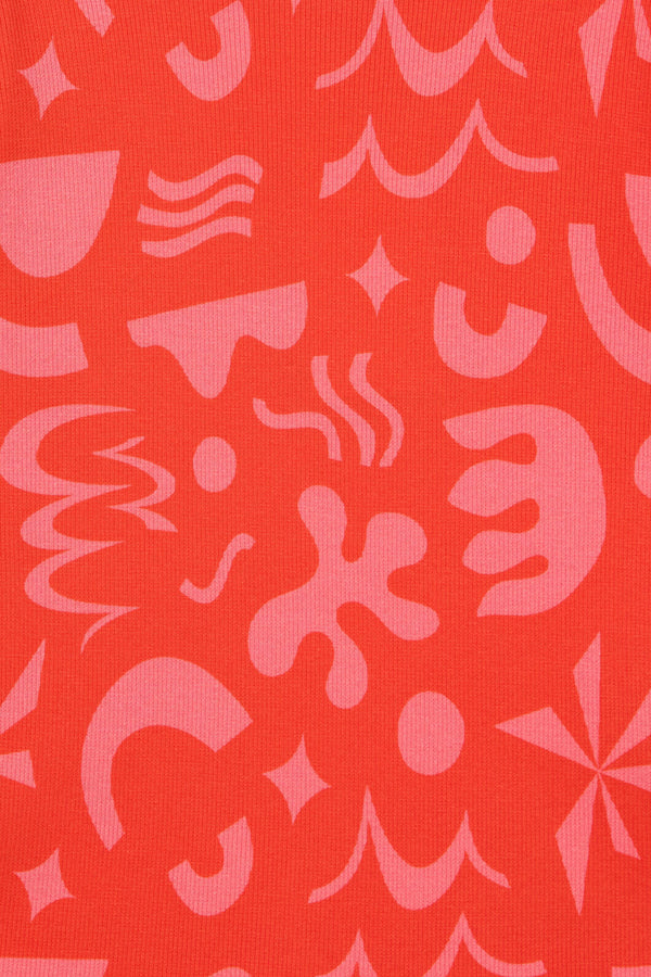 Gorman NZ - Playful Shapes Kids Skivvy Top - red