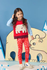 Gorman NZ - Playful Shapes Kids Legging - red