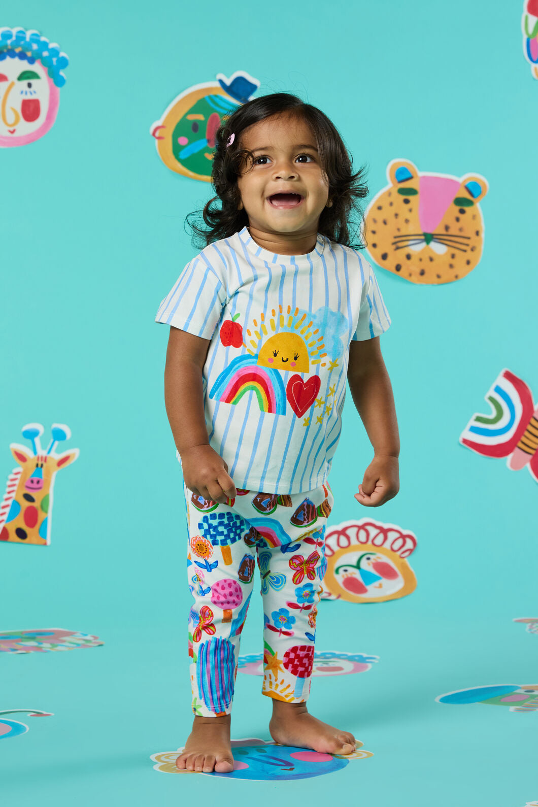 Gorman NZ - Rainbow Baby T-Shirt - cream