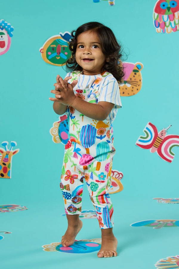 Gorman NZ - Rain Forest Baby Overall - multi