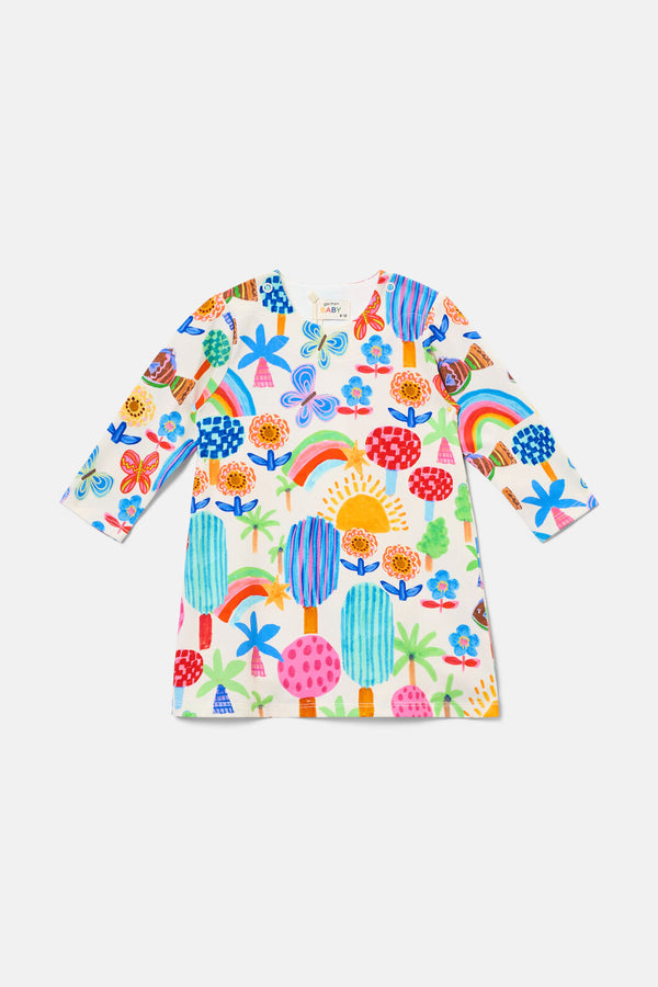 Gorman NZ - Rain Forest Baby Dress - multi