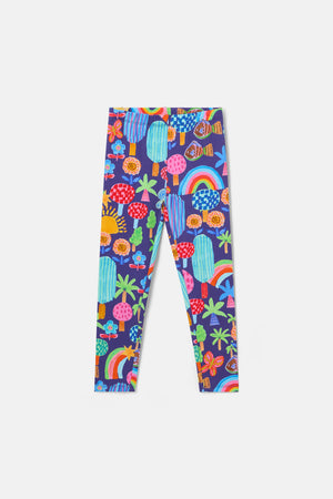 Gorman NZ - Rain Forest Kids Legging - navy