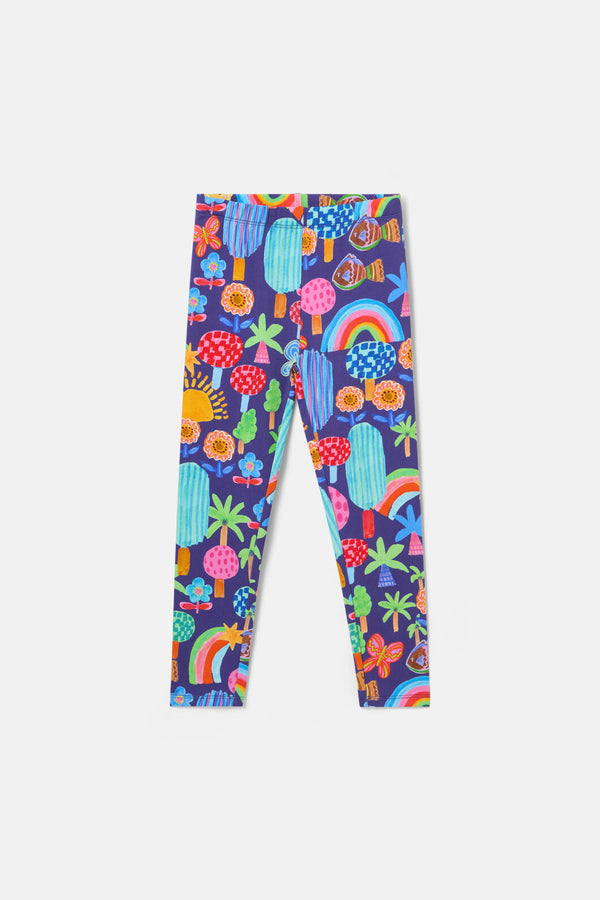 Gorman NZ - Rain Forest Kids Legging - navy