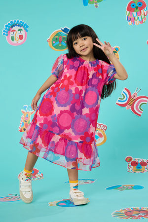 Gorman NZ - Daisy Kids Party Dress - multi