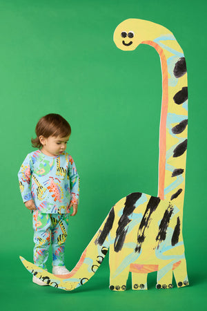 Gorman NZ - Dino Land Baby T-Shirt - blue